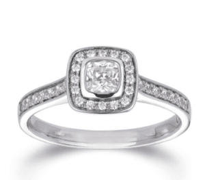 engagement ring setting bezel