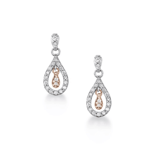 Australian Pink Diamond Earrings