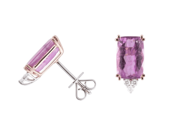 Tourmaline & Diamond Earrings