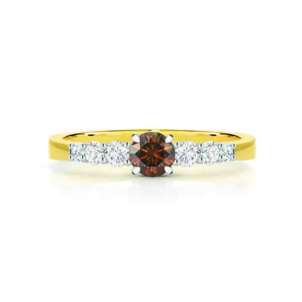 Australian Chocolate Diamond Ring - Image 2