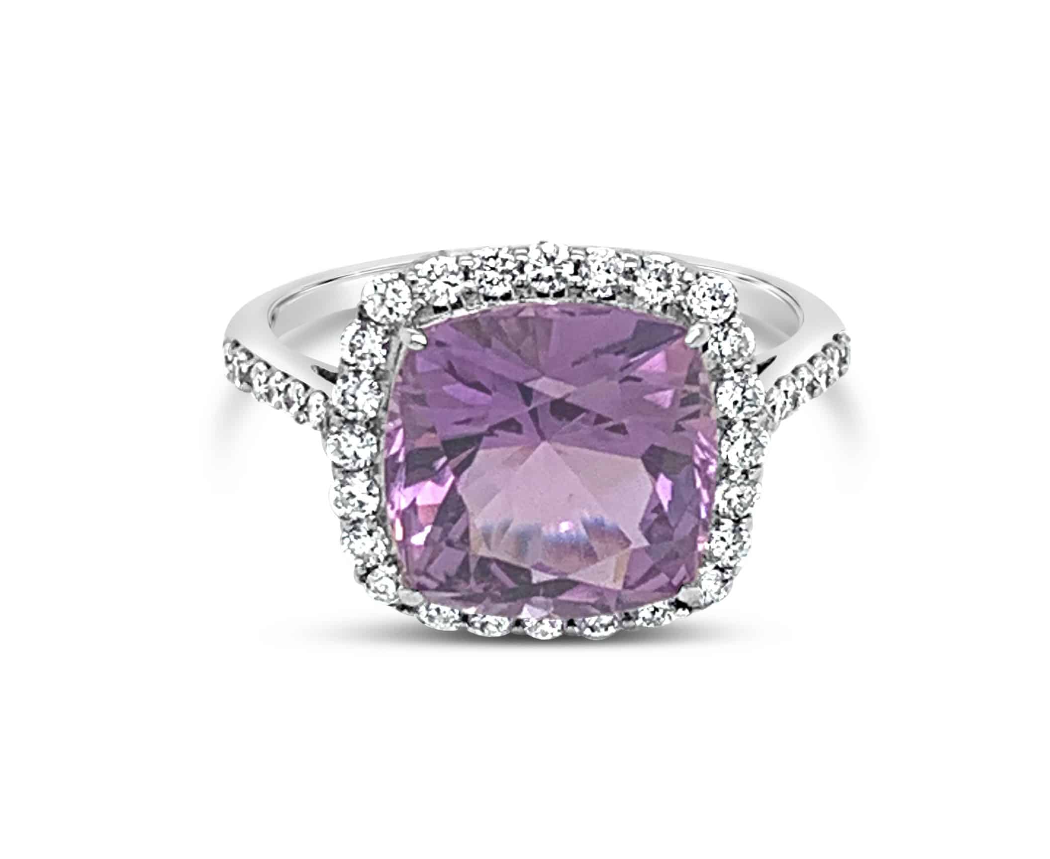 Amethyst & Diamond Cocktail Ring Argyle Jewellers