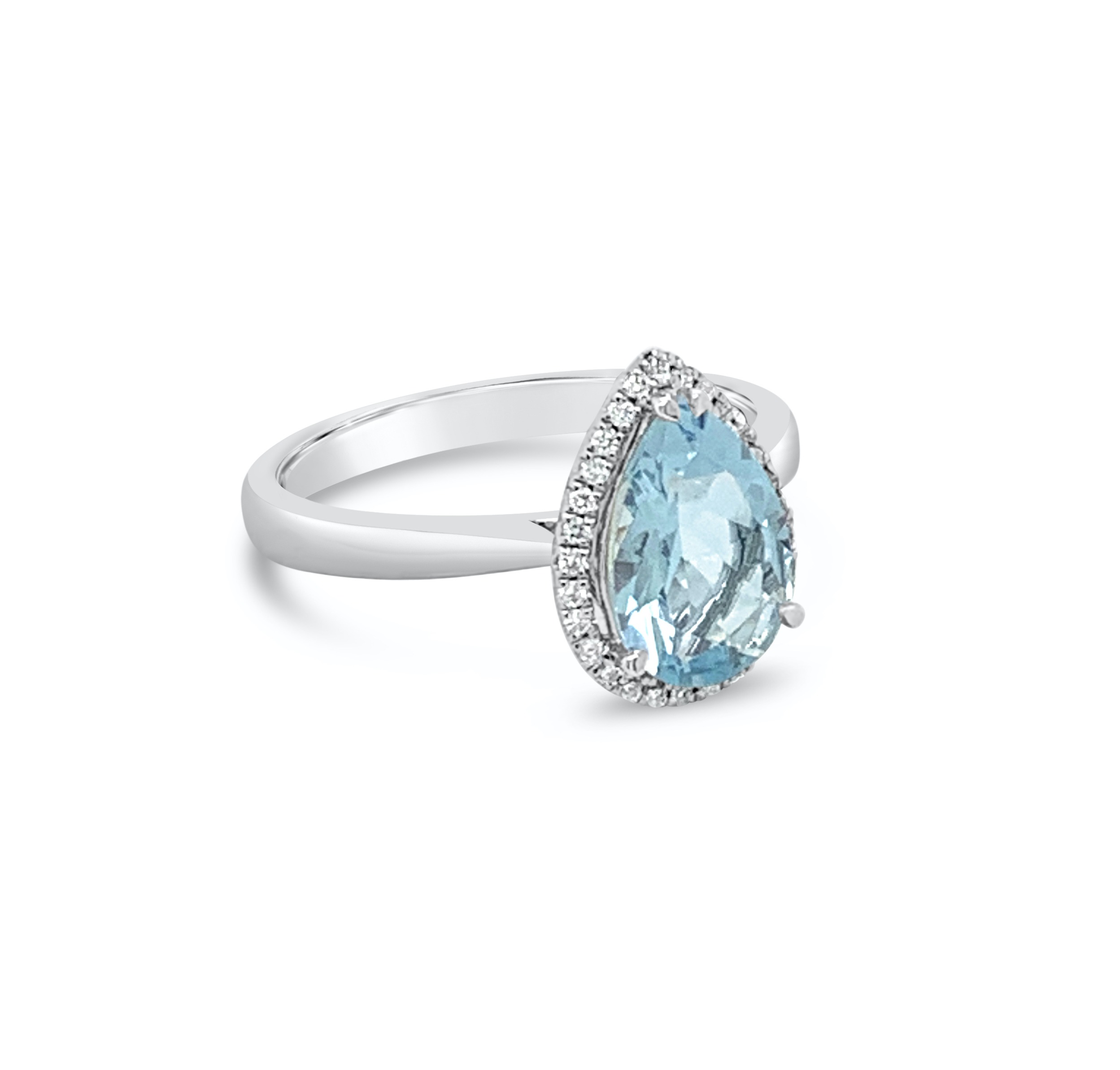 Aquamarine & Diamond Ring Argyle Jewellers
