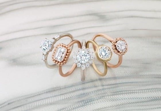 unique bridal ring set 1