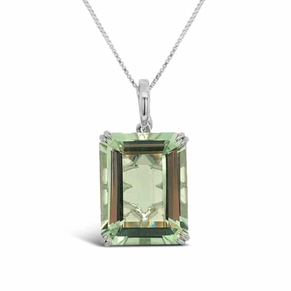 Green Amethyst Enhancer Pendant (Mint Quartz)
