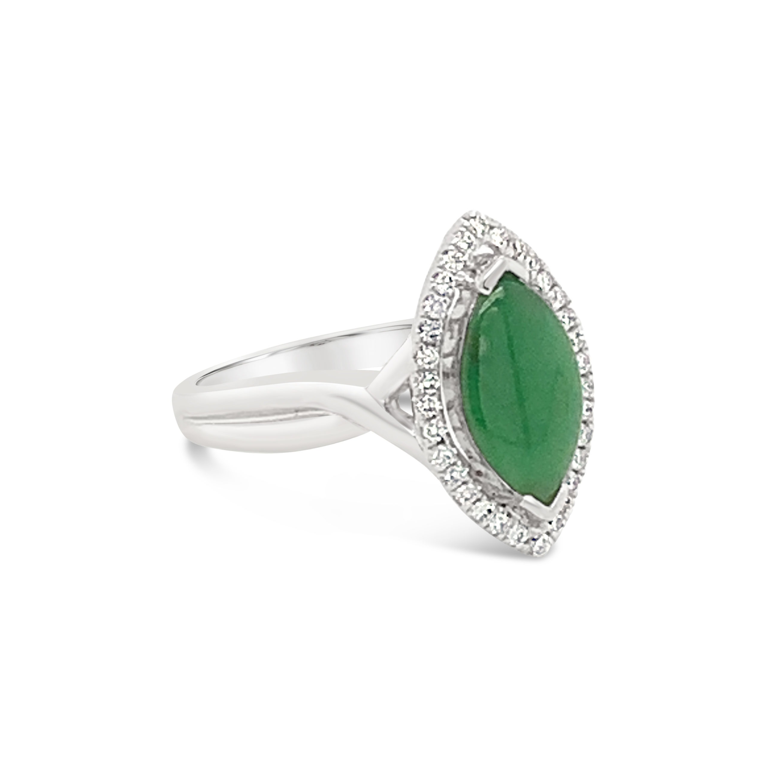 Jade & Diamond Ring Argyle Jewellers