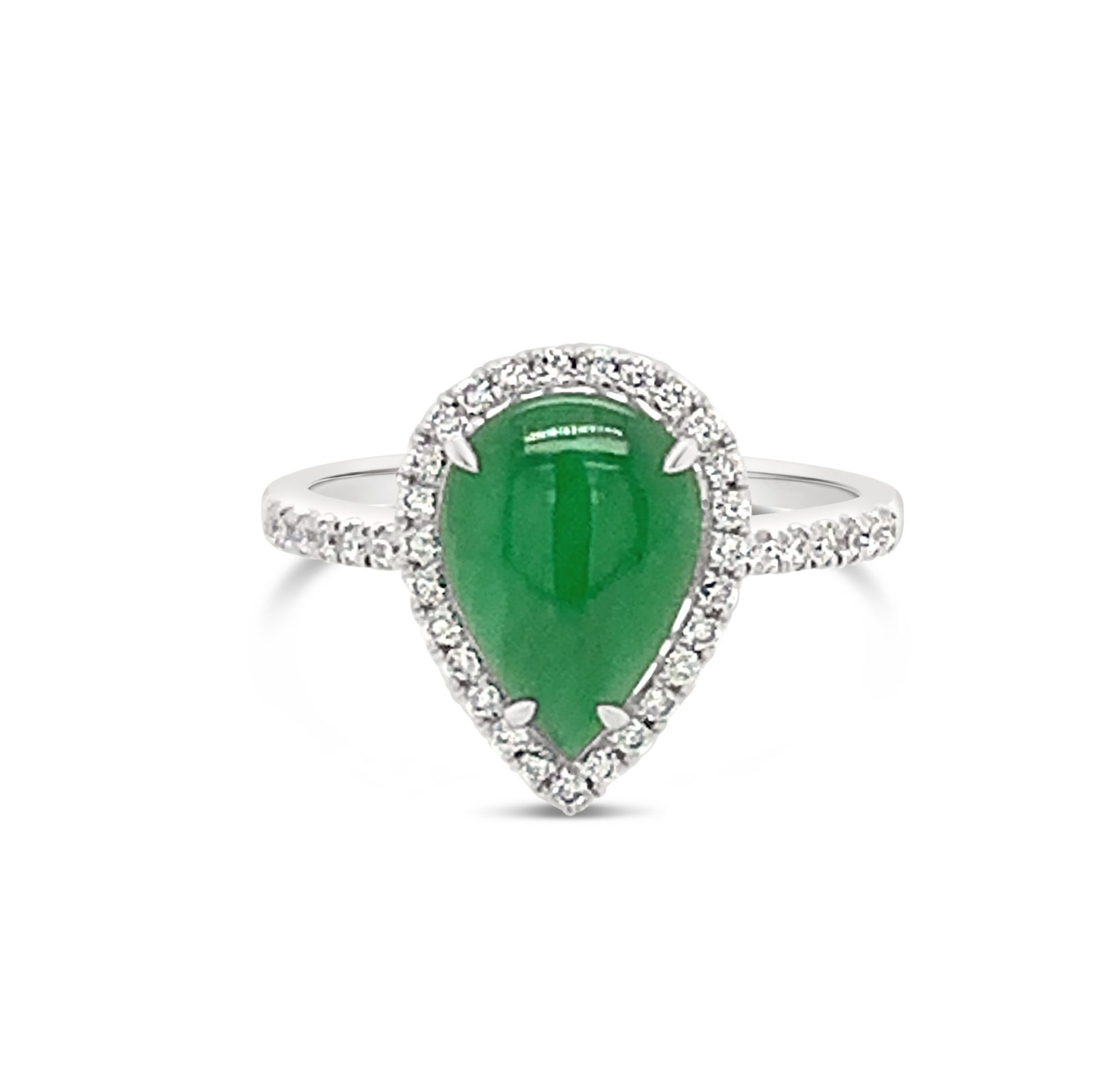 Diamond outlet jade rings