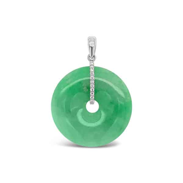 Jade & Diamond Pendant