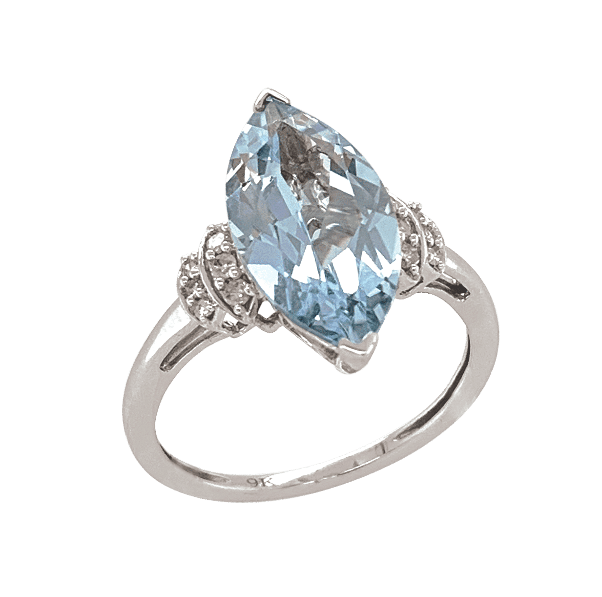 Aquamarine & Diamond Ring Argyle Jewellers