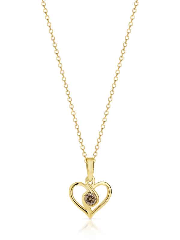 Australian Chocolate Diamond Pendant