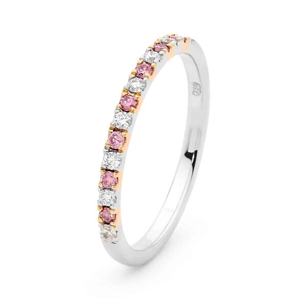 Australian Pink Diamond Wedding Ring