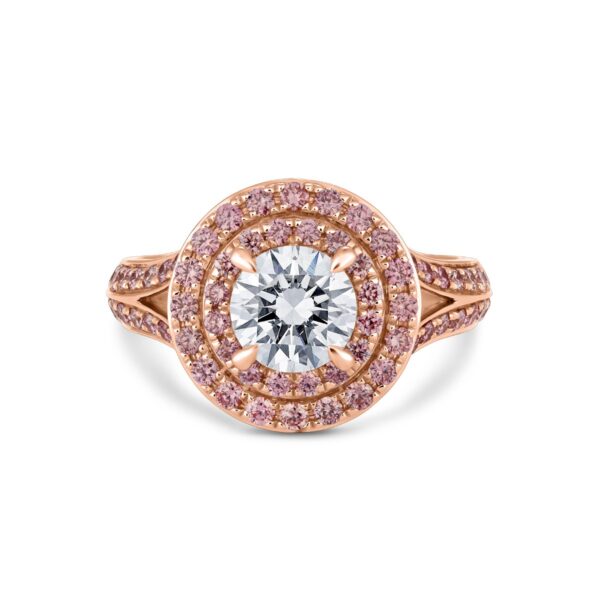 Australian Pink Diamond Ring