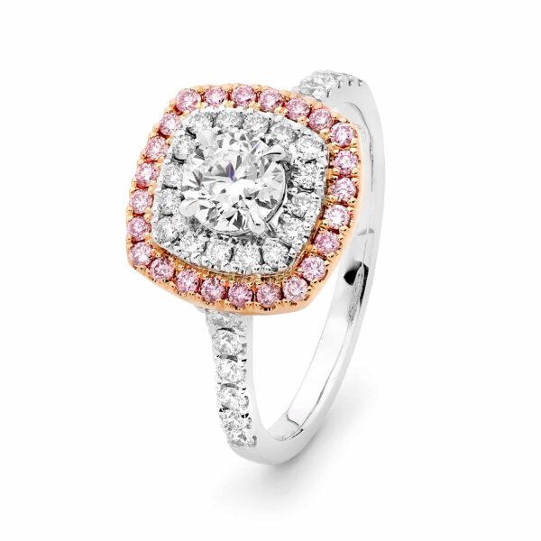 Australian Pink Diamond Ring
