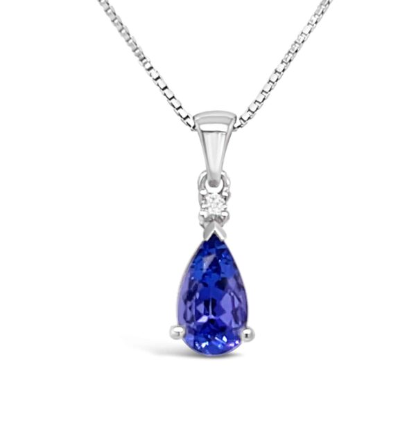 Tanzanite & Diamond Pendant
