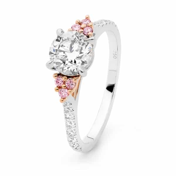 Australian Pink Diamond Ring