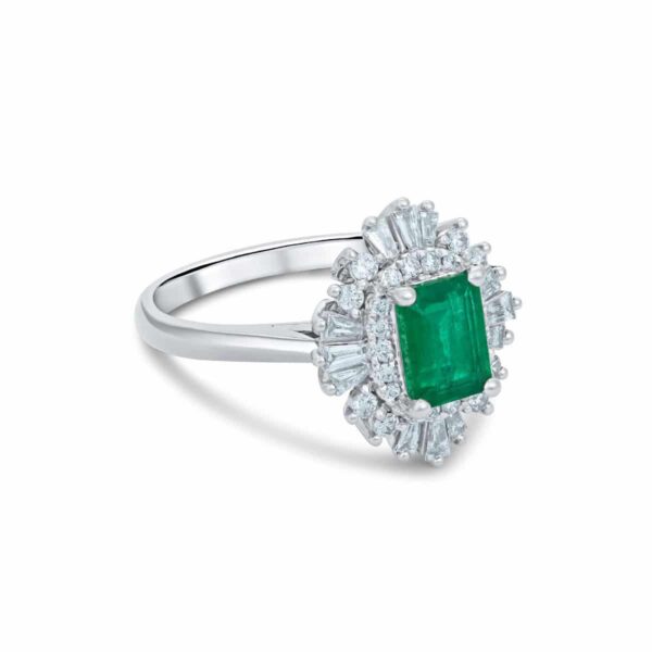 Emerald & Diamond Ring - Image 2