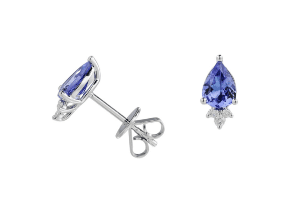 Tanzanite & Diamond Earrings