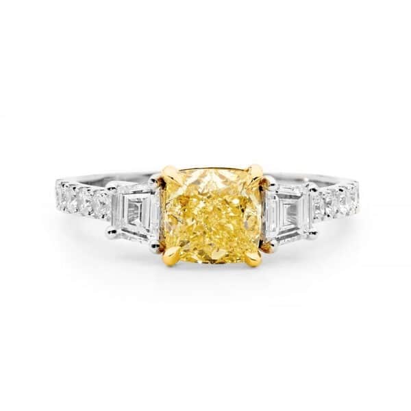 Yellow Diamond Ring - Image 2