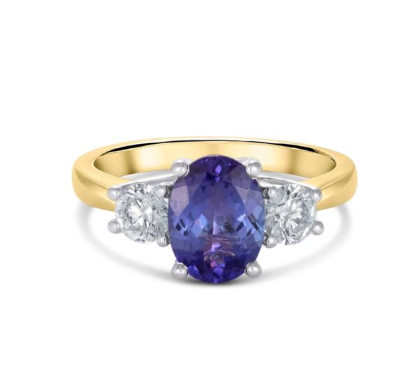 Tanzanite & Diamond Ring