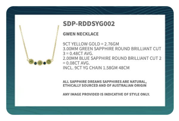 Sapphire Dreams Pendant - Image 2