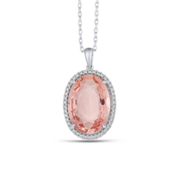 Pink Morganite Pendant