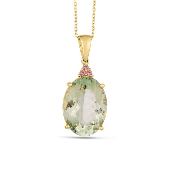 Green Amethyst Pendant