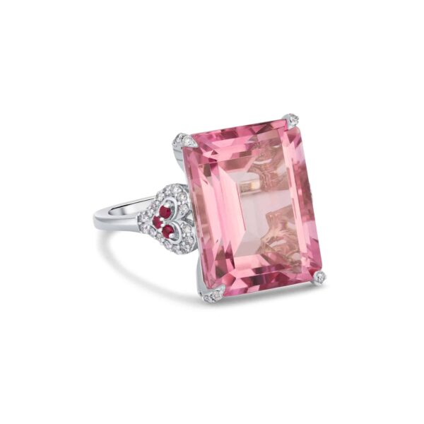 Pink Tourmaline Ring - Image 2