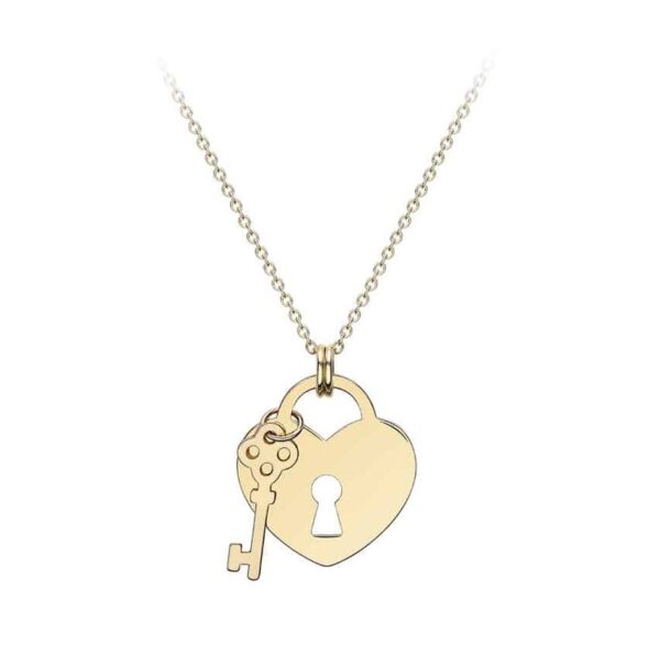 Padlock & Key Pendant