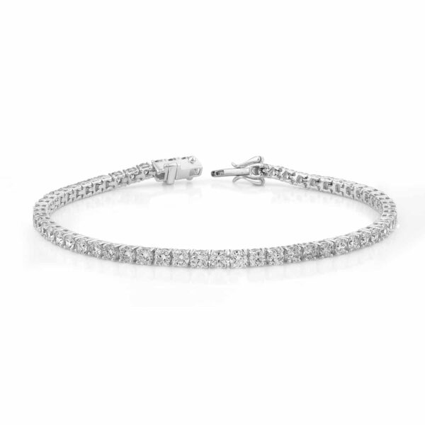2ct Laboratory-Grown Diamond Tennis Bracelet