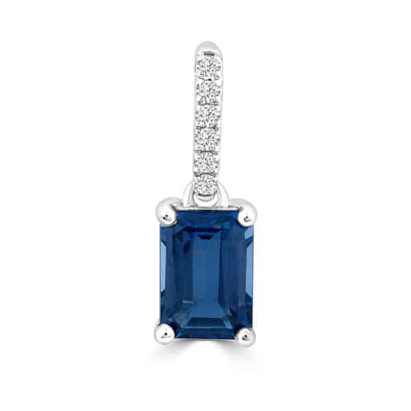 London Blue Topaz Pendant