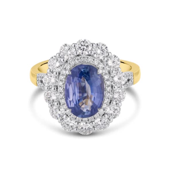Sapphire & Diamond Ring