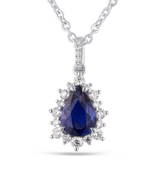 Sapphire & Diamond Pendant