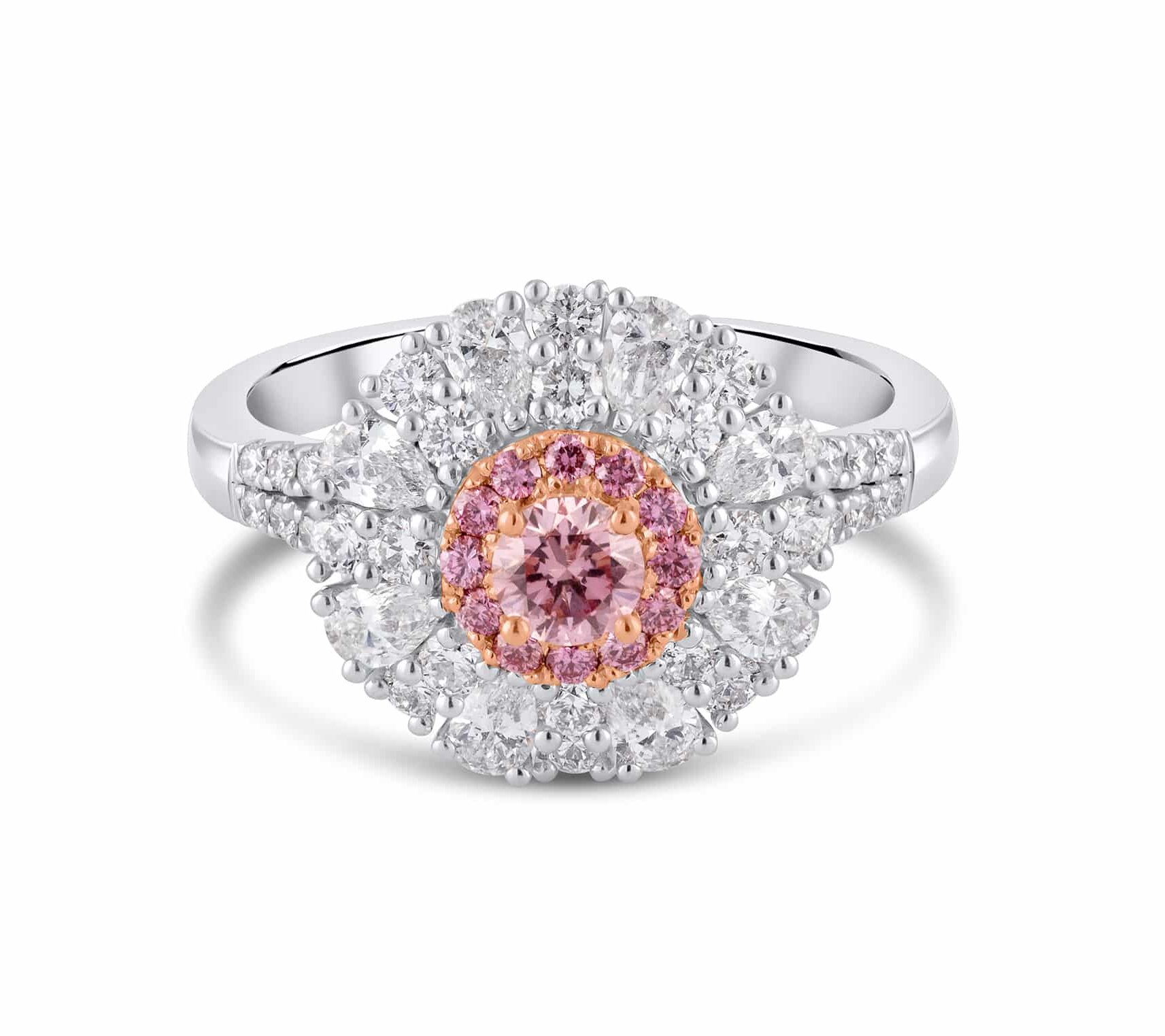 Australian Pink Diamond Ring