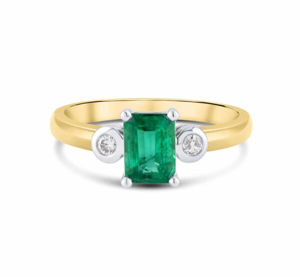 Emerald & Diamond Ring