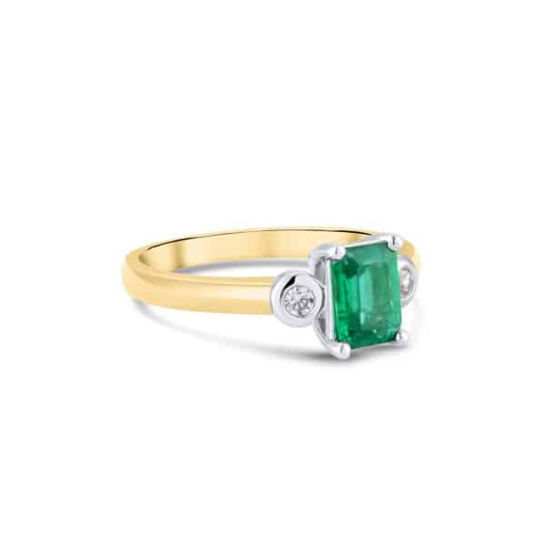 Emerald & Diamond Ring - Image 2