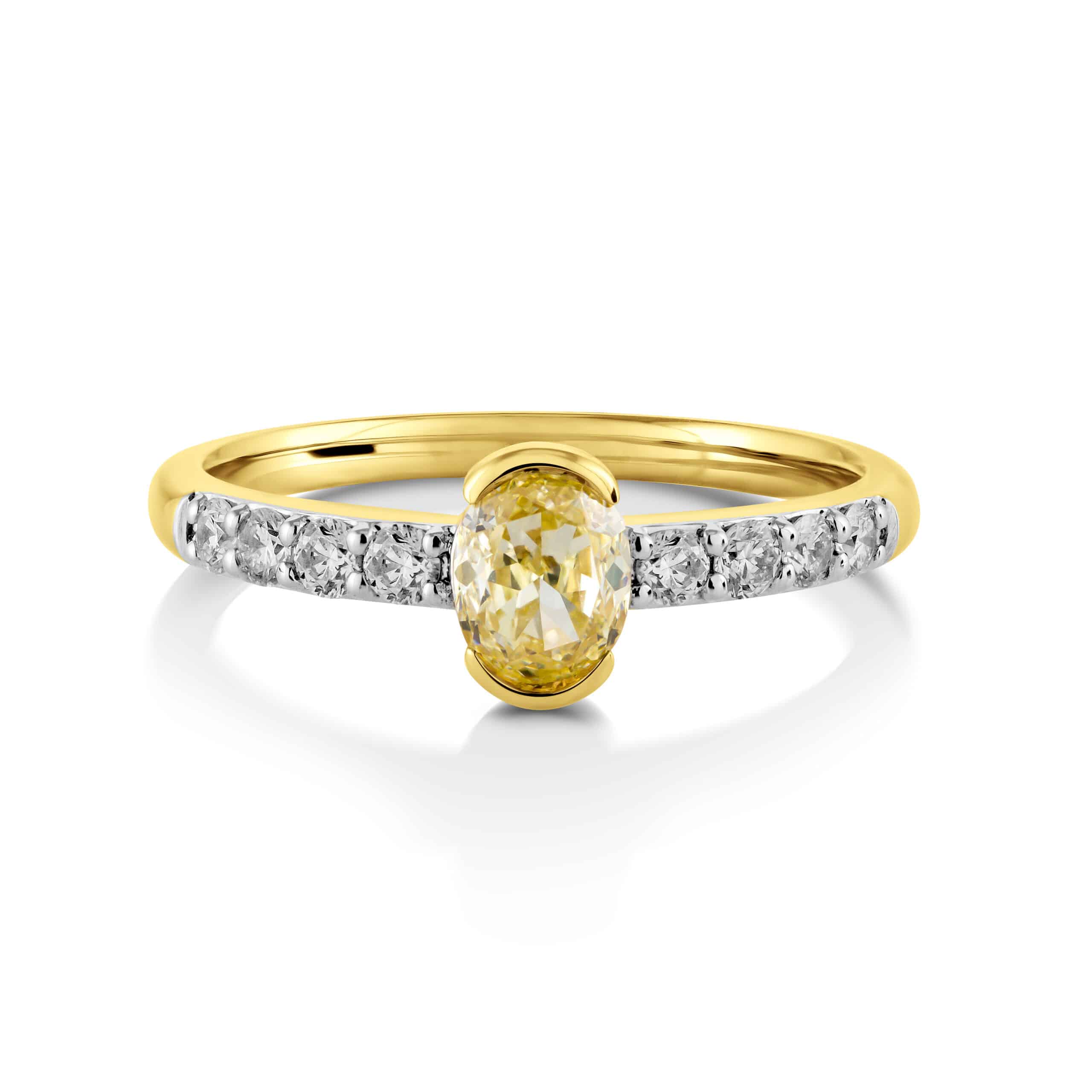 Australian Yellow Diamond Ring