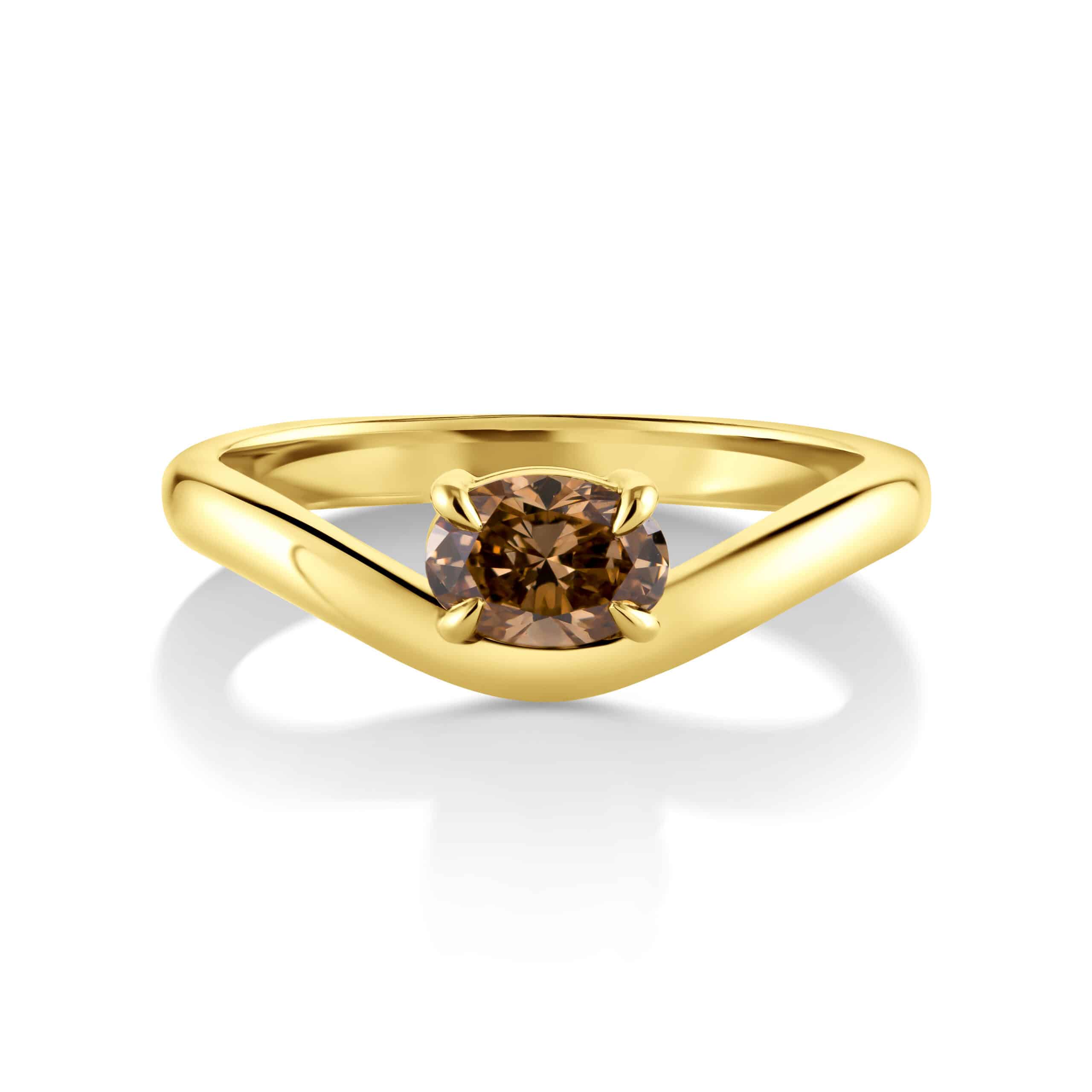 Australian Chocolate Diamond Ring